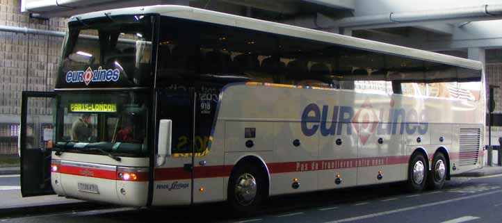 Spanish Eurolines London-Paris Hnos Arriaga Van Hool Altano T918 Eurolines 1739FYH